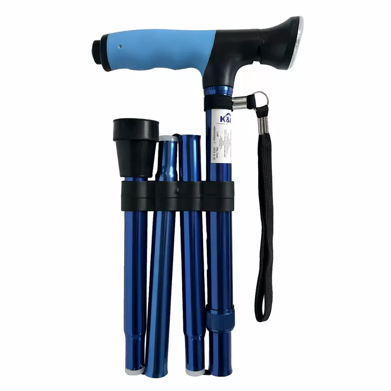 [KI-76080LED] BASTON PLEGABLE CON LUZ LED