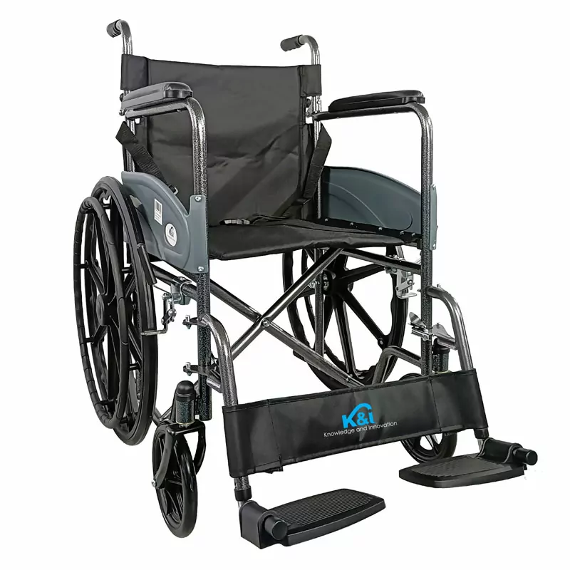 [KI18FABLK-FBSF] SILLA DE RUEDAS DE 18" - PIES DESMONTABLES