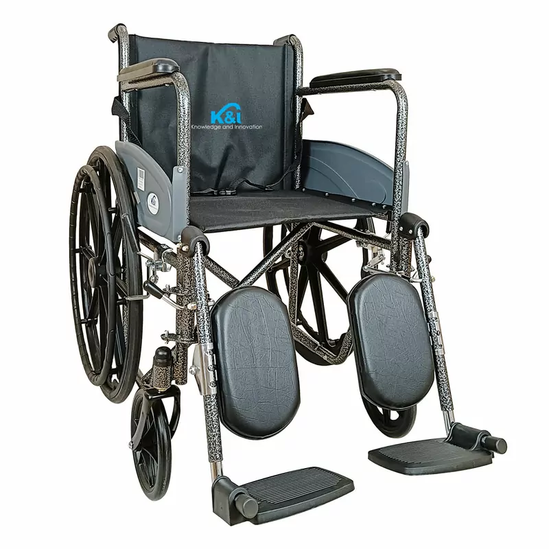 [KI18FABLK-FBELR] SILLA DE RUEDAS DE 18" - PIES ELEVABLES