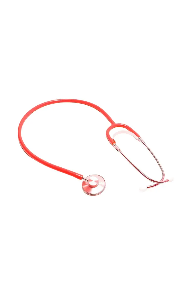[KI-300DLXR] ESTETOSCOPIO SENCILLO (Rojo)