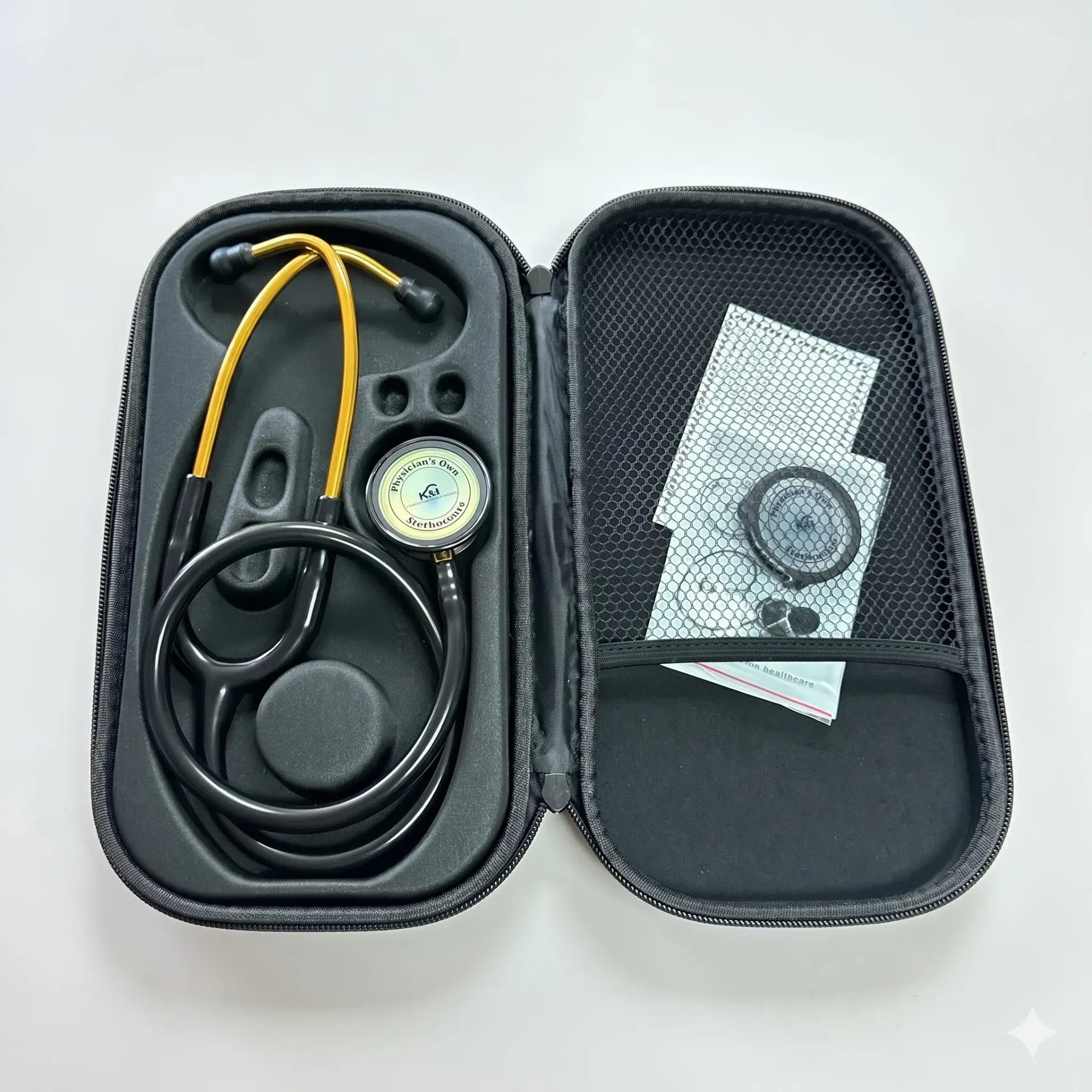 [KI-440PO-BLK] ESTETOSCOPIO CLÍNICO DUAL "PHYSICIAN´S OWN" (Negro)