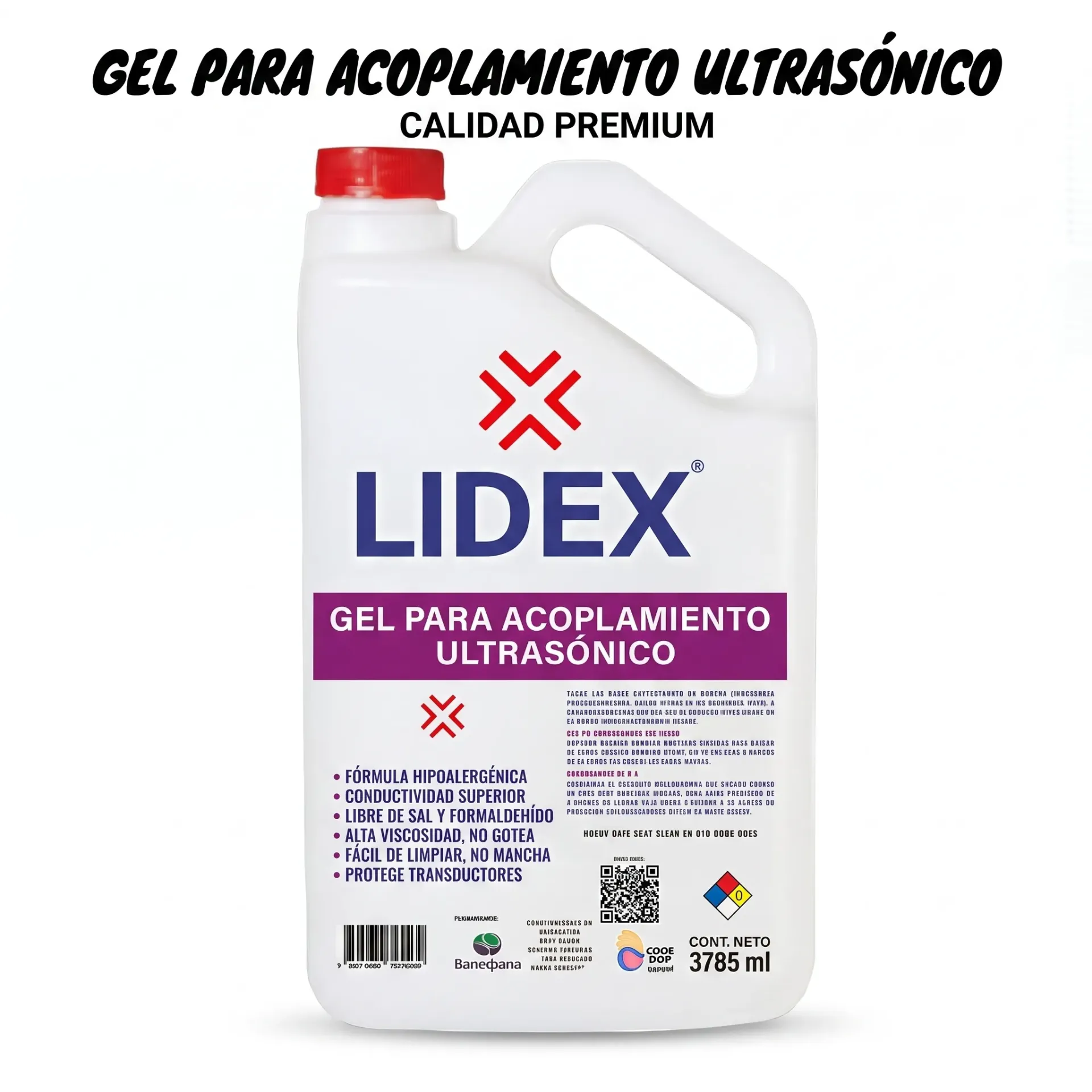 GEL PARA ACOPLAMIENTO ULTRASÓNICO - LIDEX