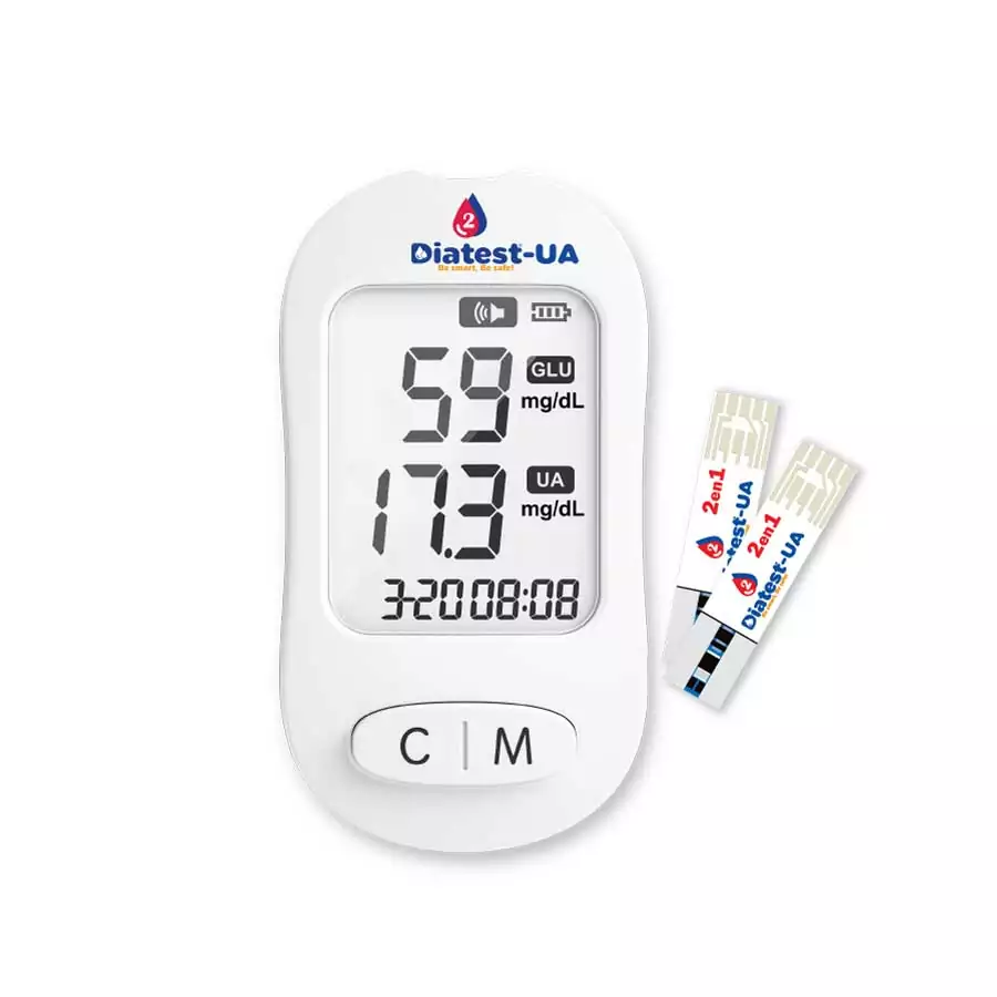 [KI-DM303] GLUCÓMETRO DIATEST-UA® (GLUCOSA / ÁCIDO ÚRICO)