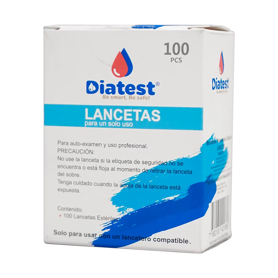 [KI-DM100] LANCETAS DIATEST (BOX 100 UND)