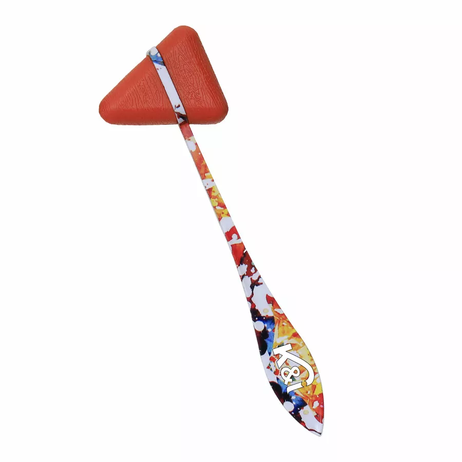 [KI-1305MCR] MARTILLO DE PERCUSION - TAYLOR (MANGO MULTICOLOR)  (Rojo)